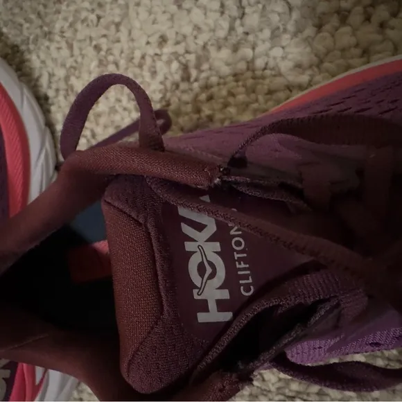 Hoka Women's Purple Running Shoes. Model Clifton 8 . Size 8B.