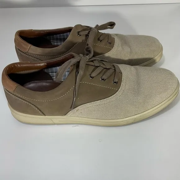 Hotter Comfort Concept Men’s Tan Brown Tie Loafers Size 9.5 Gently Used EUC.
