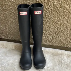 Hunter Classic Black Waterproof Boots
