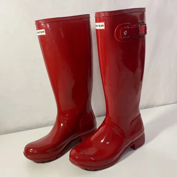 HUNTER Original High Gloss Waterproof Wellie Boot
