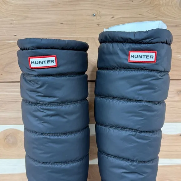 Hunter Puffer Tall Snow Boots Waterproof Insulated Winter Boots Women's Size 7