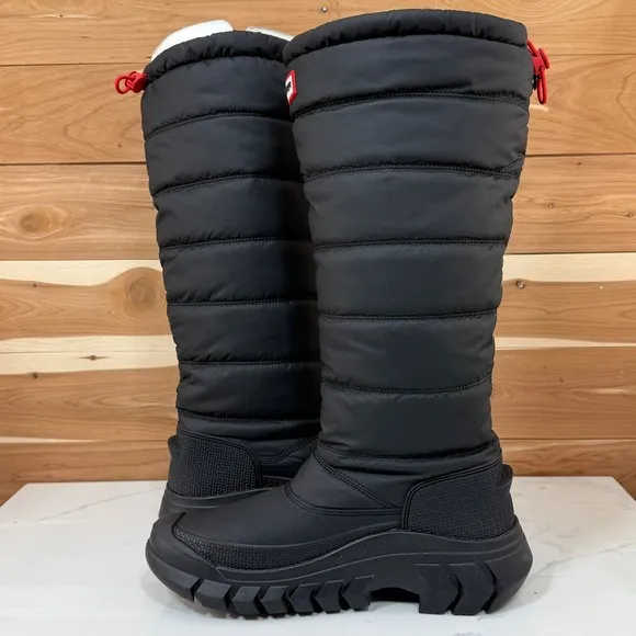 Hunter Puffer Tall Snow Boots Waterproof Insulated Winter Boots Women's Size 7