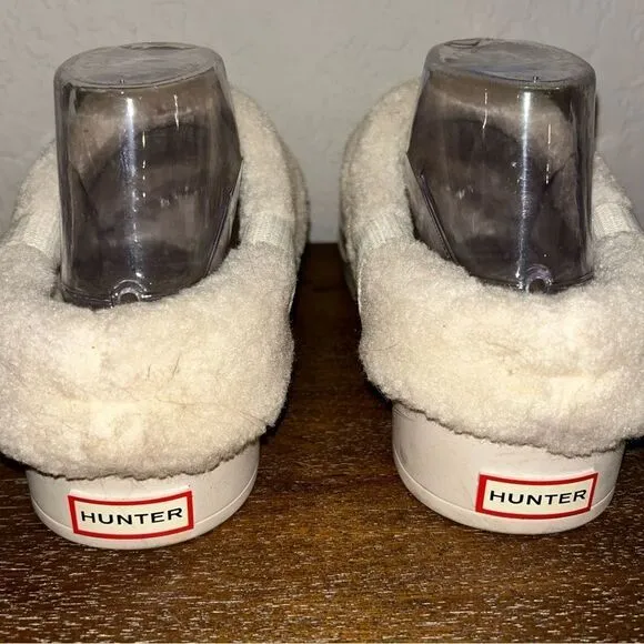 Hunter Sherpa Slip On Mule Clog Shoes