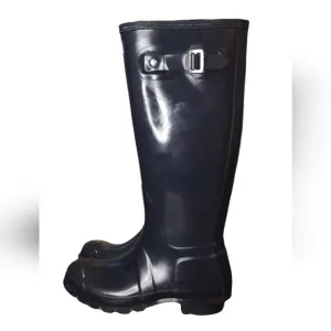 Hunter Women's Original Tall Rain Boots Size 7 Navy