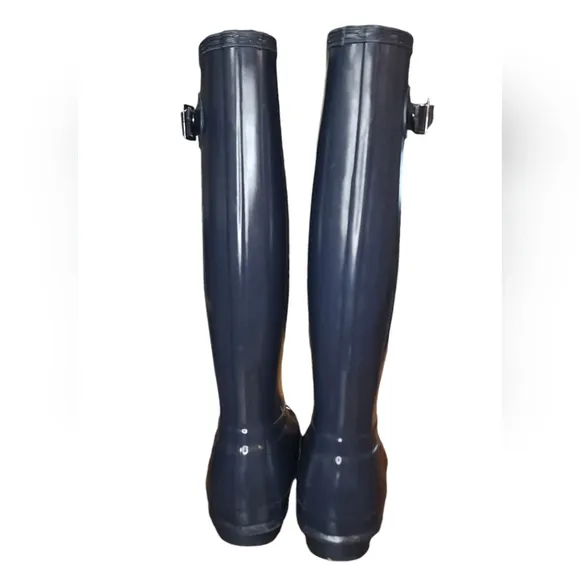 Hunter Women's Original Tall Rain Boots Size 7 Navy