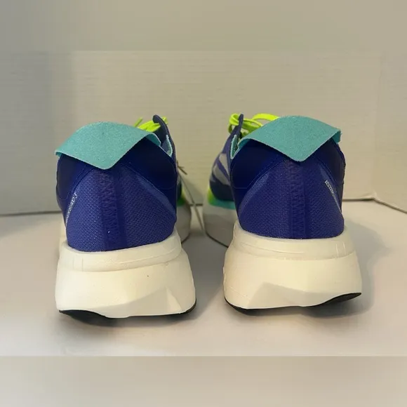 ID3635 Adidas Adizero Adios Pro 3 Cobalt Blue Lucid Lemon Size 10.5  Shoes