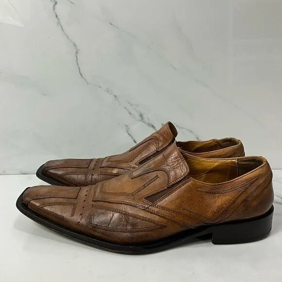 IMPULSE By Steeple Gate Slip On Leather Dress Shoes