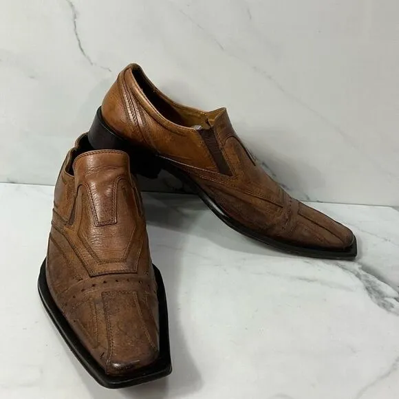 IMPULSE By Steeple Gate Slip On Leather Dress Shoes