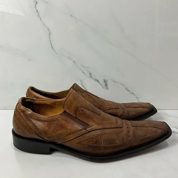 IMPULSE By Steeple Gate Slip On Leather Dress Shoes