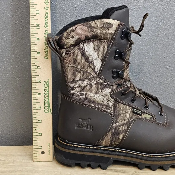 Irish Setter by Red Wing Waterproof Boots Mens Size 10 Gunflint II 1000 Gram