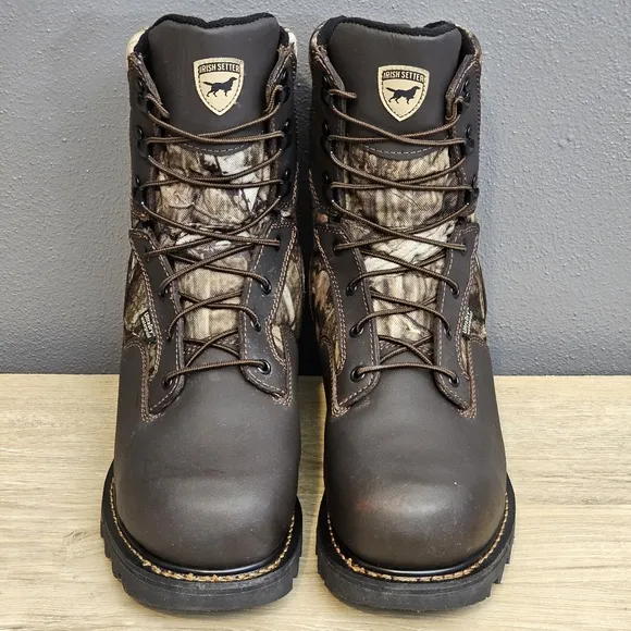 Irish Setter by Red Wing Waterproof Boots Mens Size 10 Gunflint II 1000 Gram