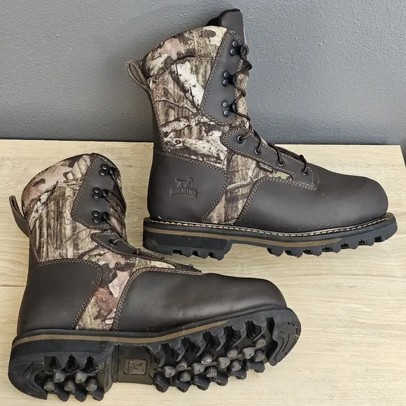 Irish Setter by Red Wing Waterproof Boots Mens Size 10 Gunflint II 1000 Gram