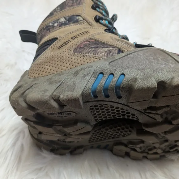 Irish Setter Camo Hunting VAPRTREK 400 Gram Boots Womens Size 8