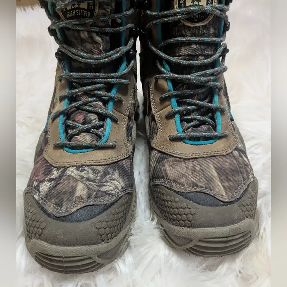 Irish Setter Camo Hunting VAPRTREK 400 Gram Boots Womens Size 8