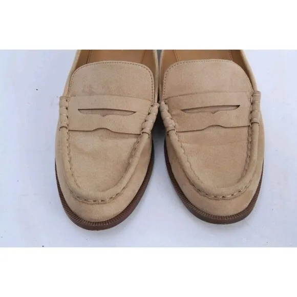 J Crew Synthetic Penny Loafers Women's Sz 8 Shoes