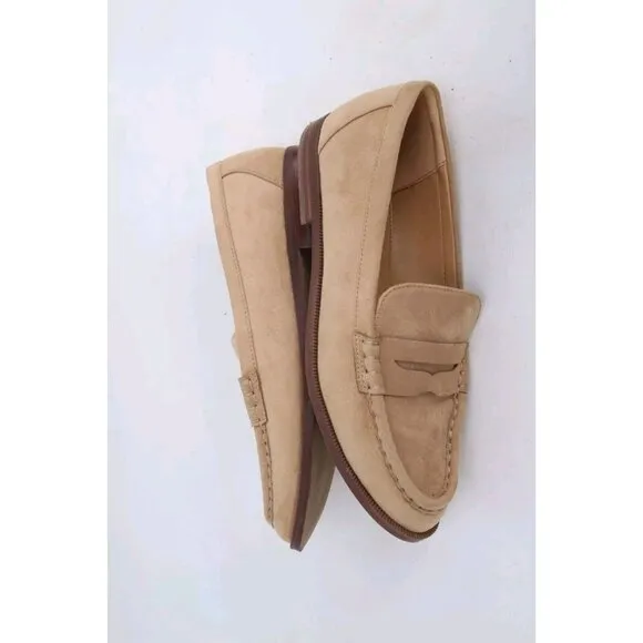 J Crew Synthetic Penny Loafers Women's Sz 8 Shoes