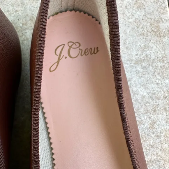 J.Crew Women's Gemma Leather Ballet Shoes