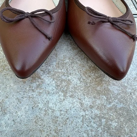 J.Crew Women's Gemma Leather Ballet Shoes