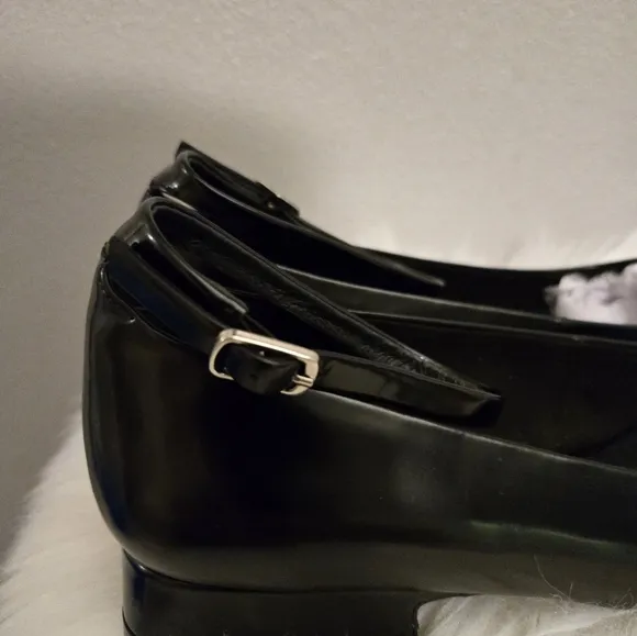 Jeffery Campbell Envious Women's Black Ankle Strap Shoes