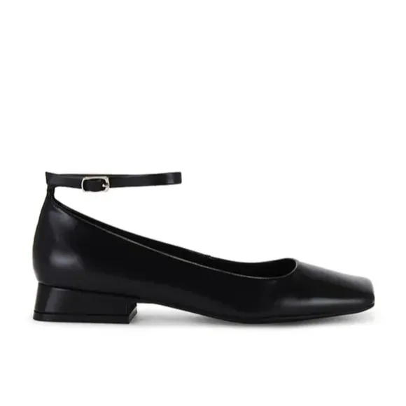 Jeffery Campbell Envious Women's Black Ankle Strap Shoes