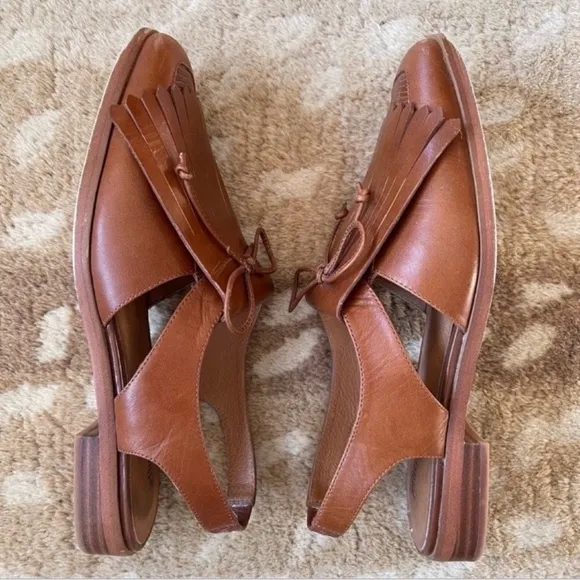Jeffrey Campbell Oxbridge Cutout Slingback Leather Loafer In Tan Lizard Size 7