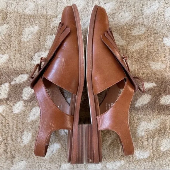Jeffrey Campbell Oxbridge Cutout Slingback Leather Loafer In Tan Lizard Size 7