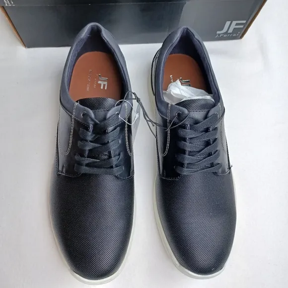 JF‎ j.ferrar men's black memory foam shoes Sz 10.5M