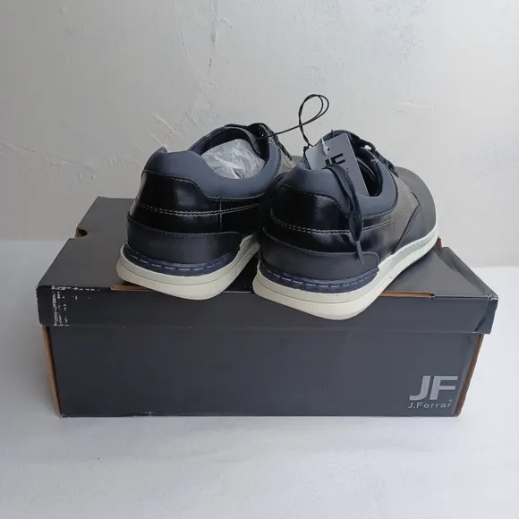 JF‎ j.ferrar men's black memory foam shoes Sz 10.5M
