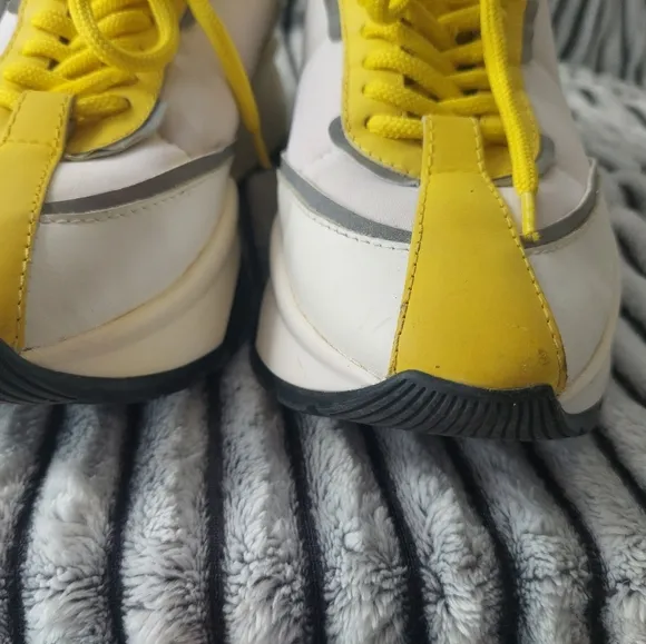 Jimmy Choo Yellow And White Women Sneakers