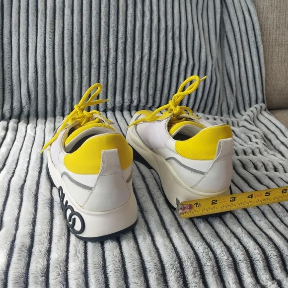 Jimmy Choo Yellow And White Women Sneakers