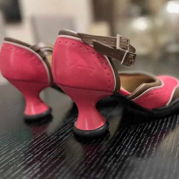 John Fluevog Watermelon   Chocolate Mini: Qtee MaryJane, size 8.5