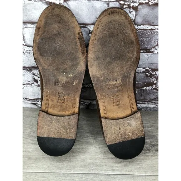 Johnston &amp; Murphy Brown Leather Tassel Loafers Dress Shoes Men’s Sz 11M US/44EU