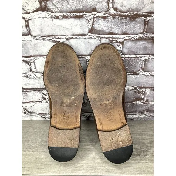 Johnston &amp; Murphy Brown Leather Tassel Loafers Dress Shoes Men’s Sz 11M US/44EU