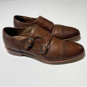 Johnston &amp; Murphy Conrad Double Buckle Monk Strap Shoes