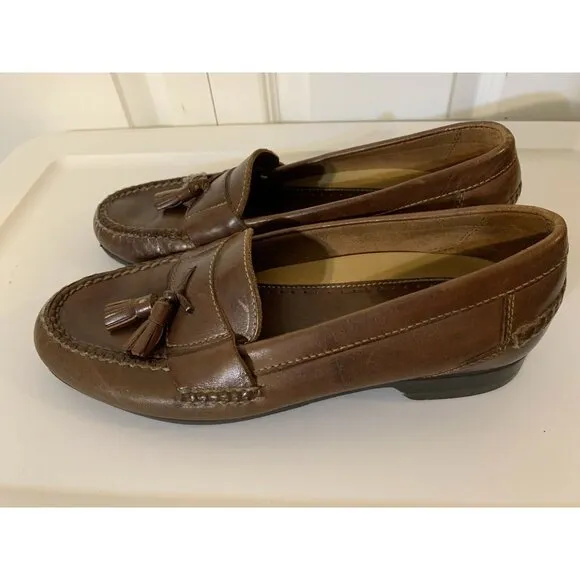 Johnston &amp; Murphy Passport‎ Tasselled Slip On Loafers Shoes Men's 9 M