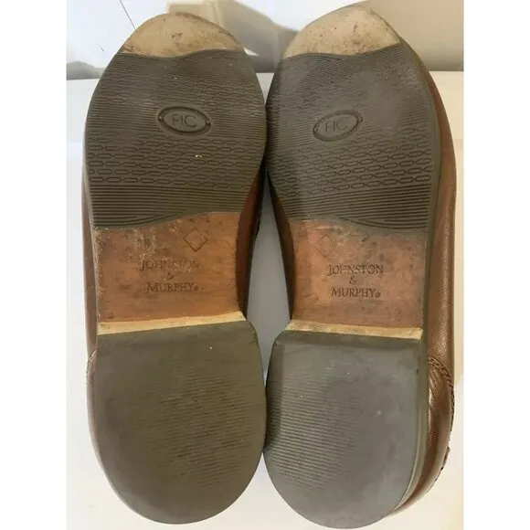 Johnston &amp; Murphy Passport‎ Tasselled Slip On Loafers Shoes Men's 9 M
