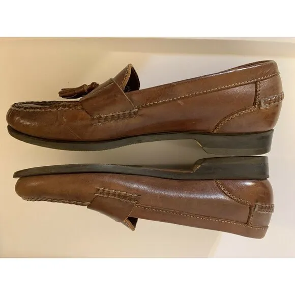 Johnston &amp; Murphy Passport‎ Tasselled Slip On Loafers Shoes Men's 9 M