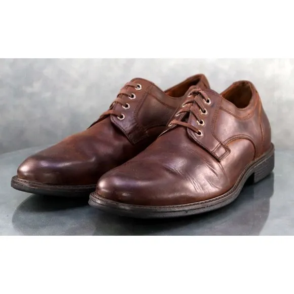 Johnston &amp; Murphy XC4 Men's Dual Width Dress Shoes Size 9 Leather Brown