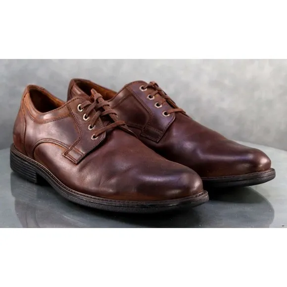 Johnston &amp; Murphy XC4 Men's Dual Width Dress Shoes Size 9 Leather Brown