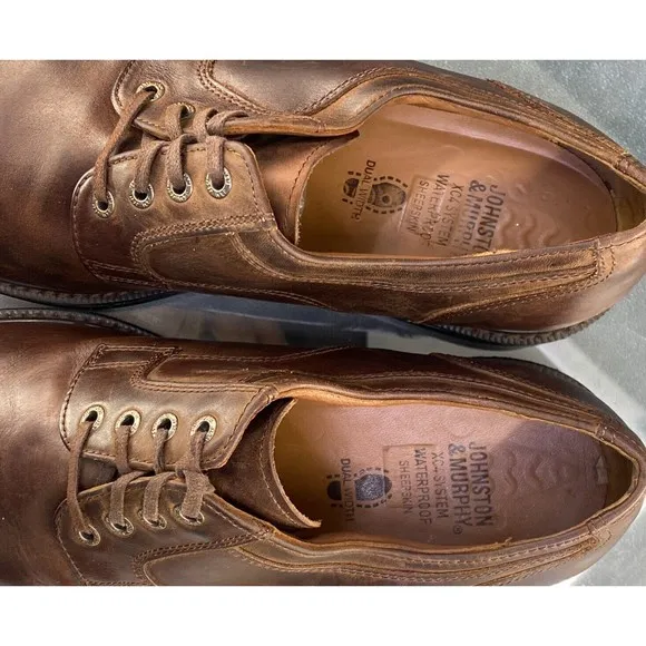 Johnston &amp; Murphy XC4 Men's Dual Width Dress Shoes Size 9 Leather Brown