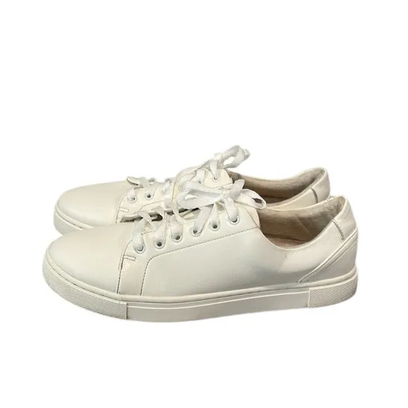 Joie Shoes Womens White Harvard Tennis Casual Lace Up Comfort Low Top Sneaker
