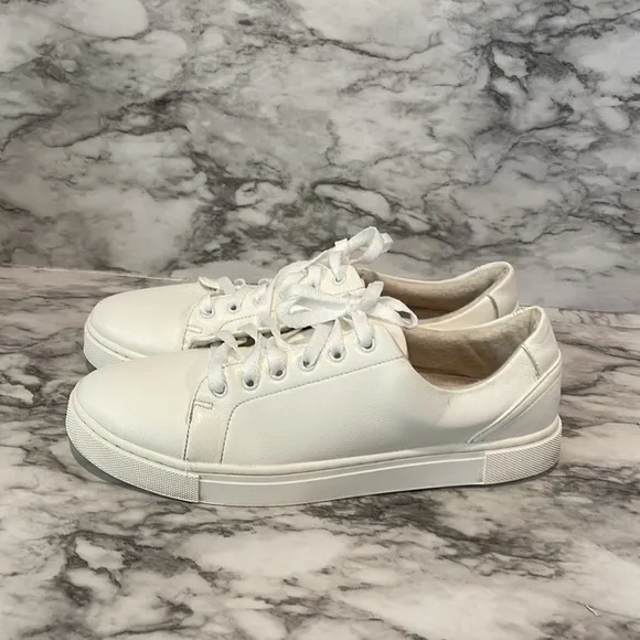 Joie Shoes Womens White Harvard Tennis Casual Lace Up Comfort Low Top Sneaker