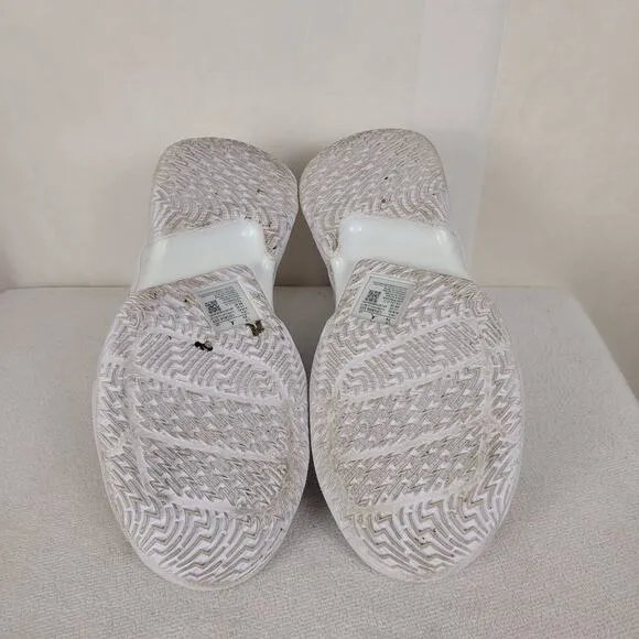Jordan Why Not Zero.3 white and silver GS Size 7Y womens 9 sneakers