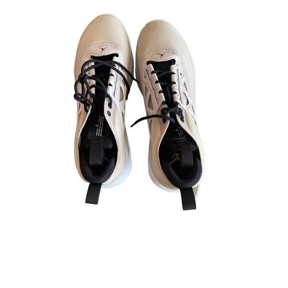 Jordan Womens Cream AV5186-602 Air Lace Up Running Athletic Shoes Size 9