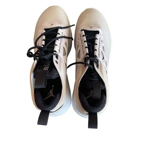Jordan Womens Cream AV5186-602 Air Lace Up Running Athletic Shoes Size 9