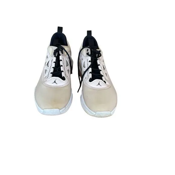 Jordan Womens Cream AV5186-602 Air Lace Up Running Athletic Shoes Size 9