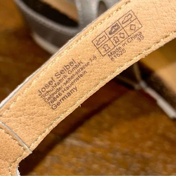Josef Seibel Self Attached Ankle Strap Sandal Shoes