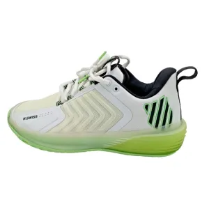 K-Swiss Ultrashot 3 Mens Size 9 White Green Running Tennis Shoes Sneakers