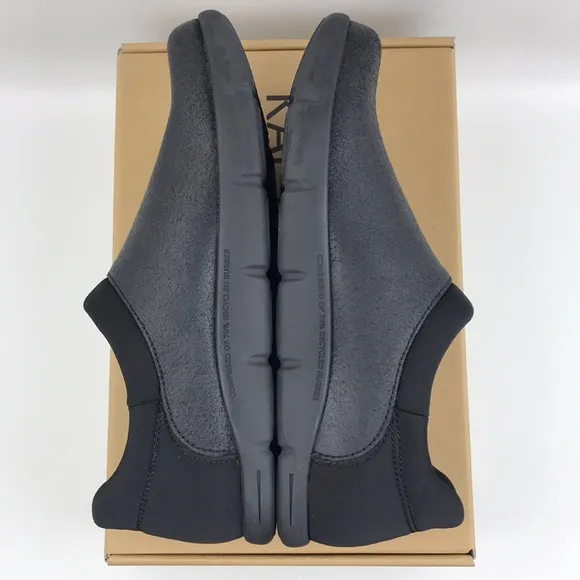 KALSO Mana Black Leather Slip On Earth Shoes NEW In Box