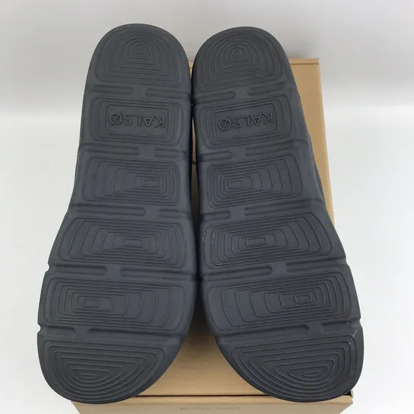 KALSO Mana Black Leather Slip On Earth Shoes NEW In Box